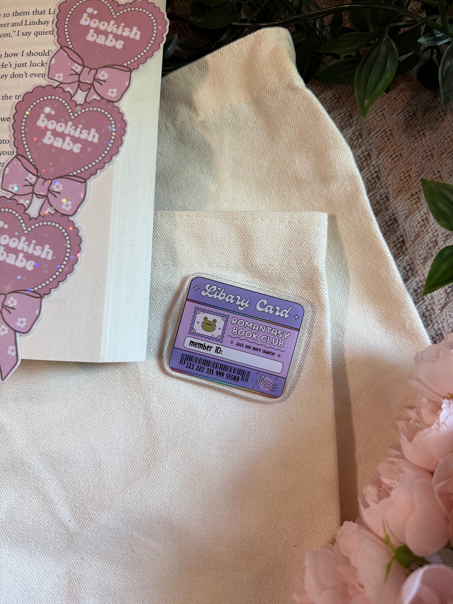 LIBRARY CARD PIN
