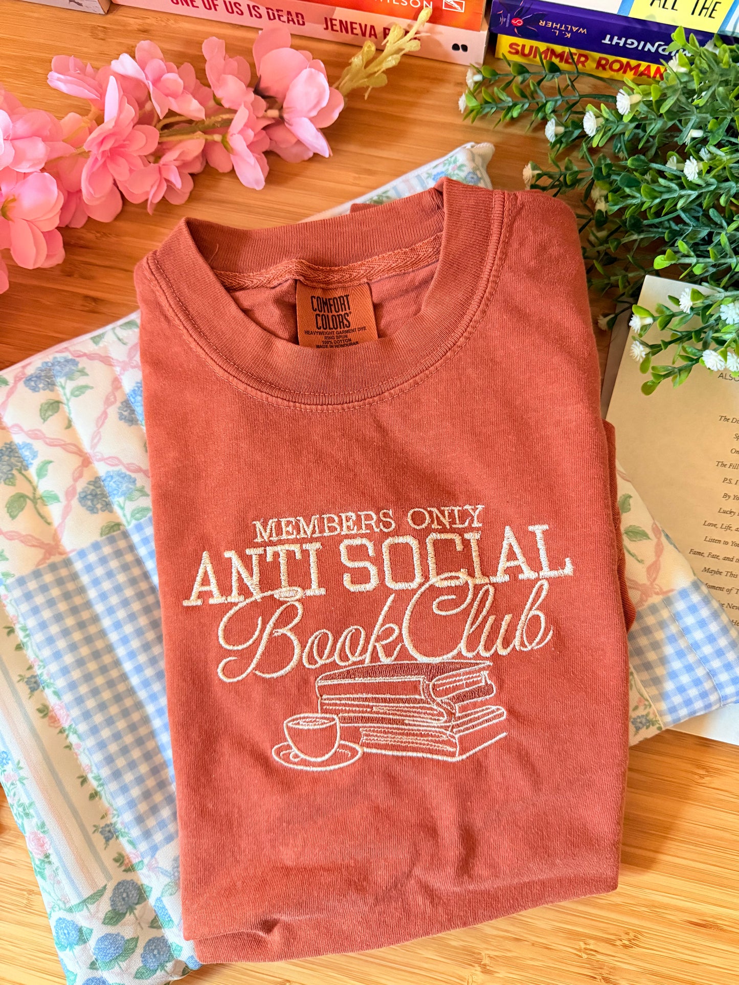 ANTISOCIAL MEMBER EMBROIDERED ADULT SIZE (SHIRT)