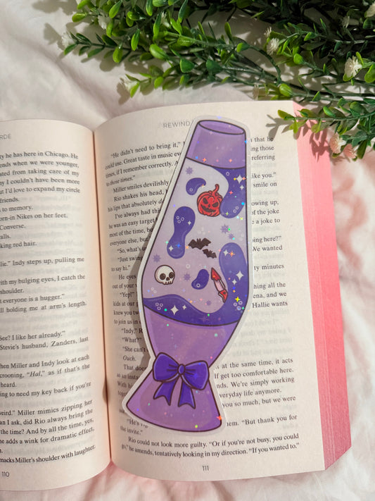 HORROR LAVA LAMP HOLOGRAPHIC BOOKMARK