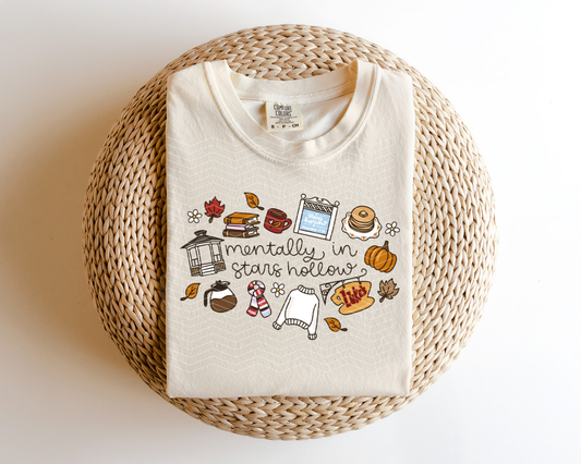 STARS HOLLOW GLITTER ADULT SHIRT