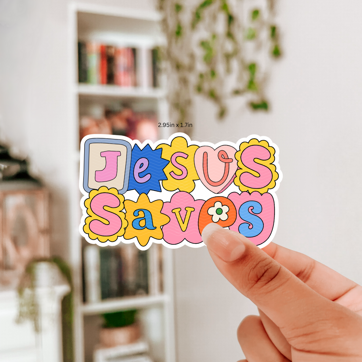 JESUS SAVES STICKER