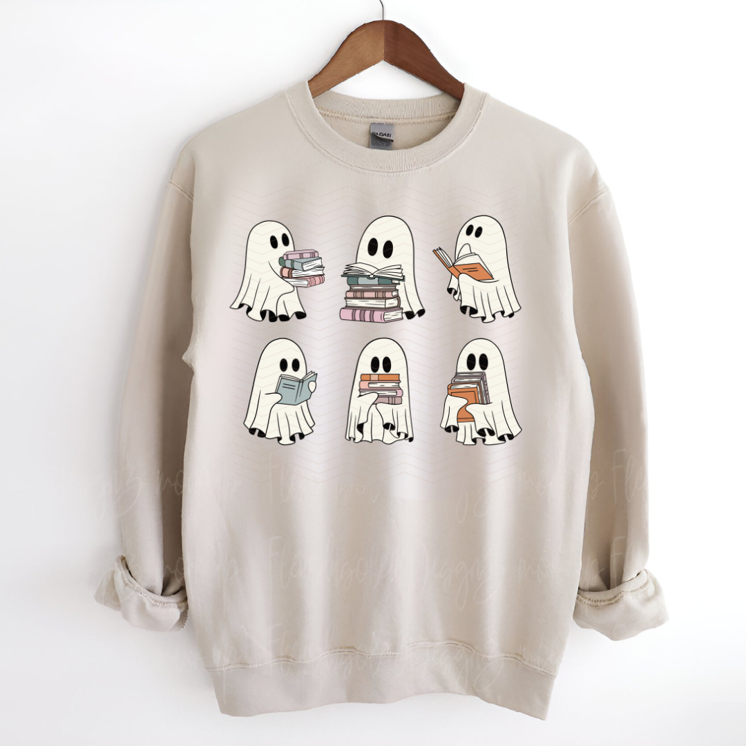 BOOKISH GHOST DESIGN ADULT SIZE (SHIRT/CREWNECK)