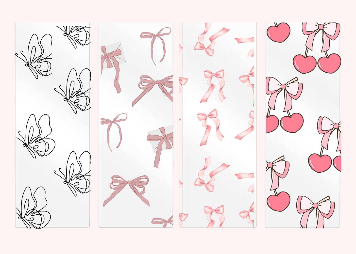 COQUETTE ACRYLIC BOOKMARKS