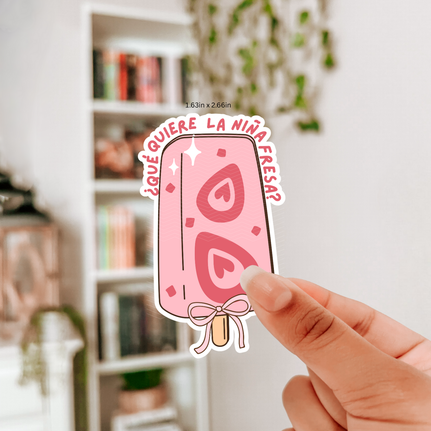Que Quiere La Niña Fresa Sticker