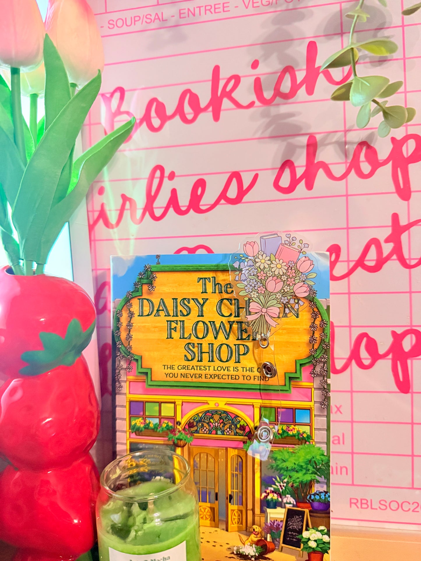 BOOKISH BOUQUET BADGE REEL