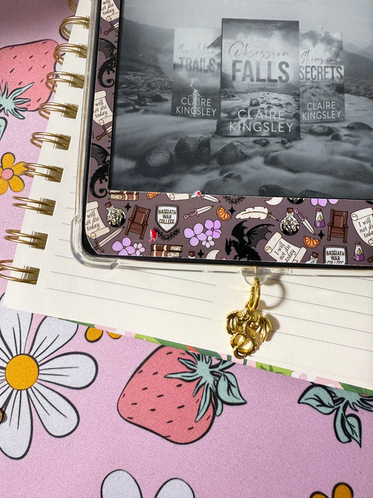 GOLD DRAGON KINDLE CHARM (TYPE C)