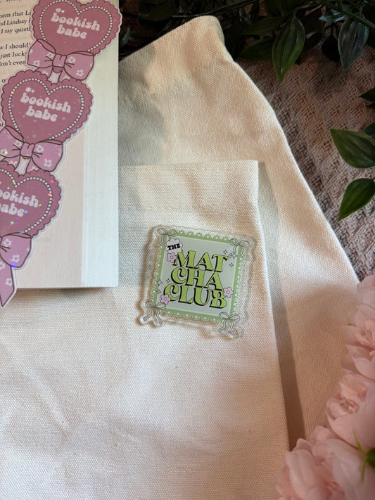 MATCHA CLUB PIN