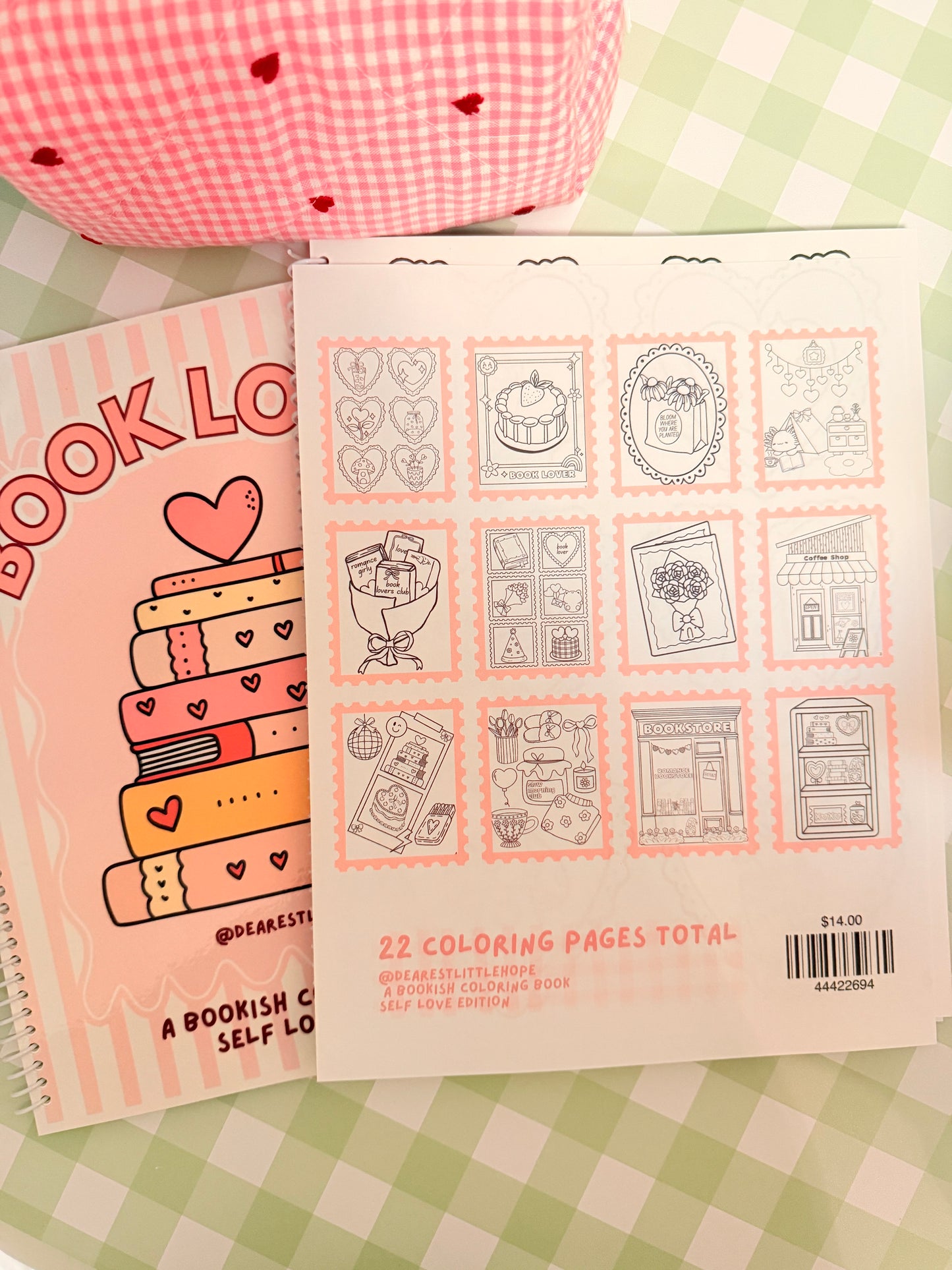 BOOK LOVER COLORING BOOK