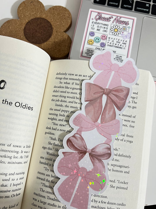 BOW HOLOGRAPHIC BOOKMARK
