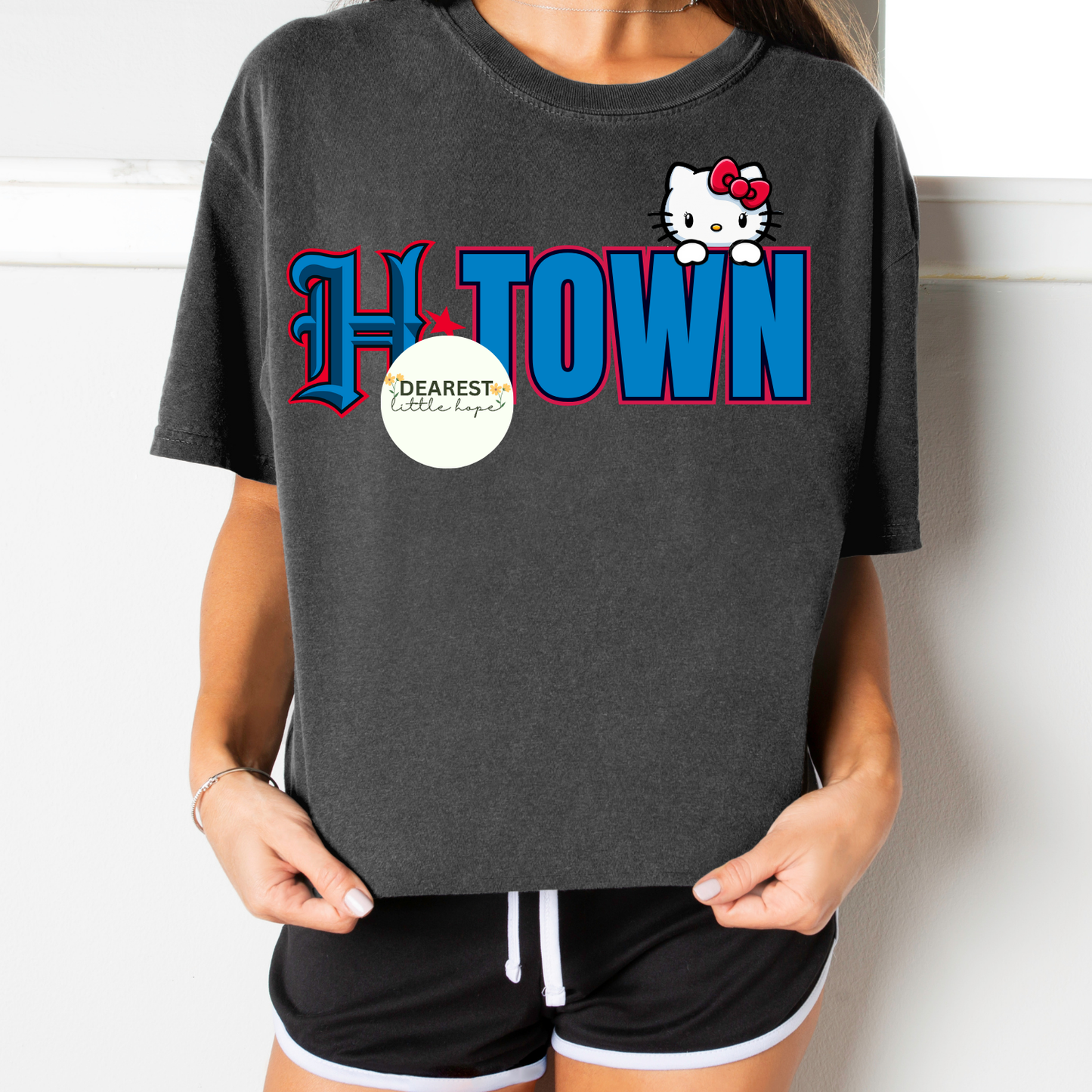 HELLO KITTY HTOWN ADULT SIZE (SHIRT/CREWNECK)
