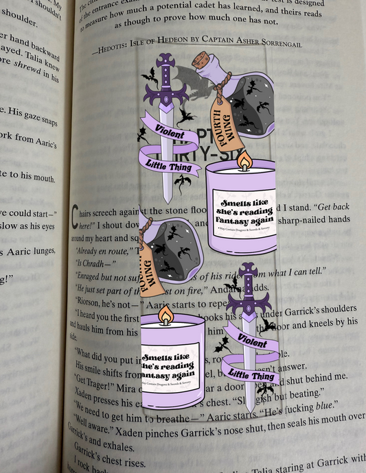 FOURTH WING ACRYLIC BOOKMARKS