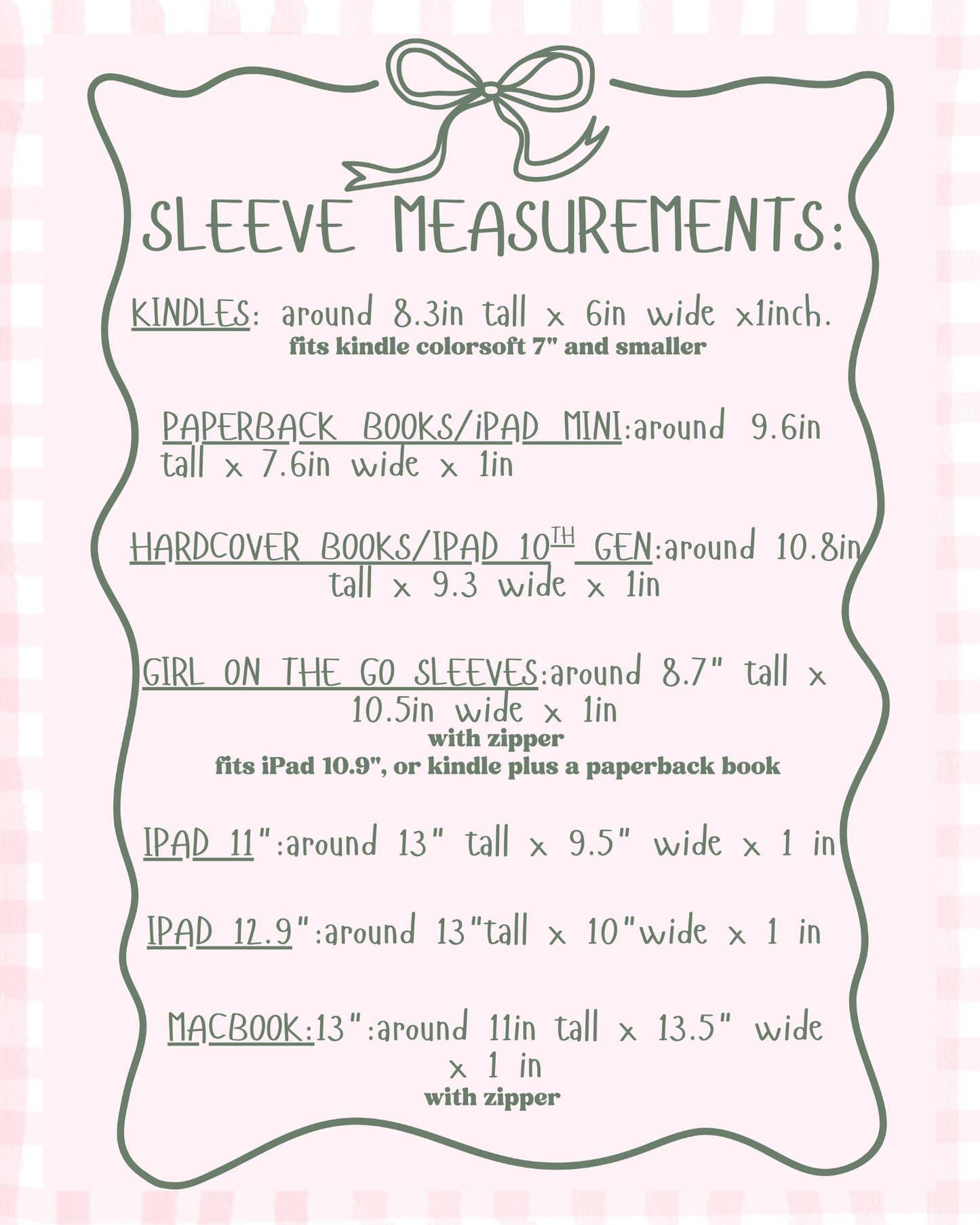 FOOD/DRINK PATTERNS ALL SIZES SLEEVES/POUCHES