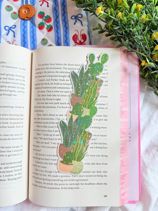 PLANTS HOLOGRAPHIC BOOKMARK