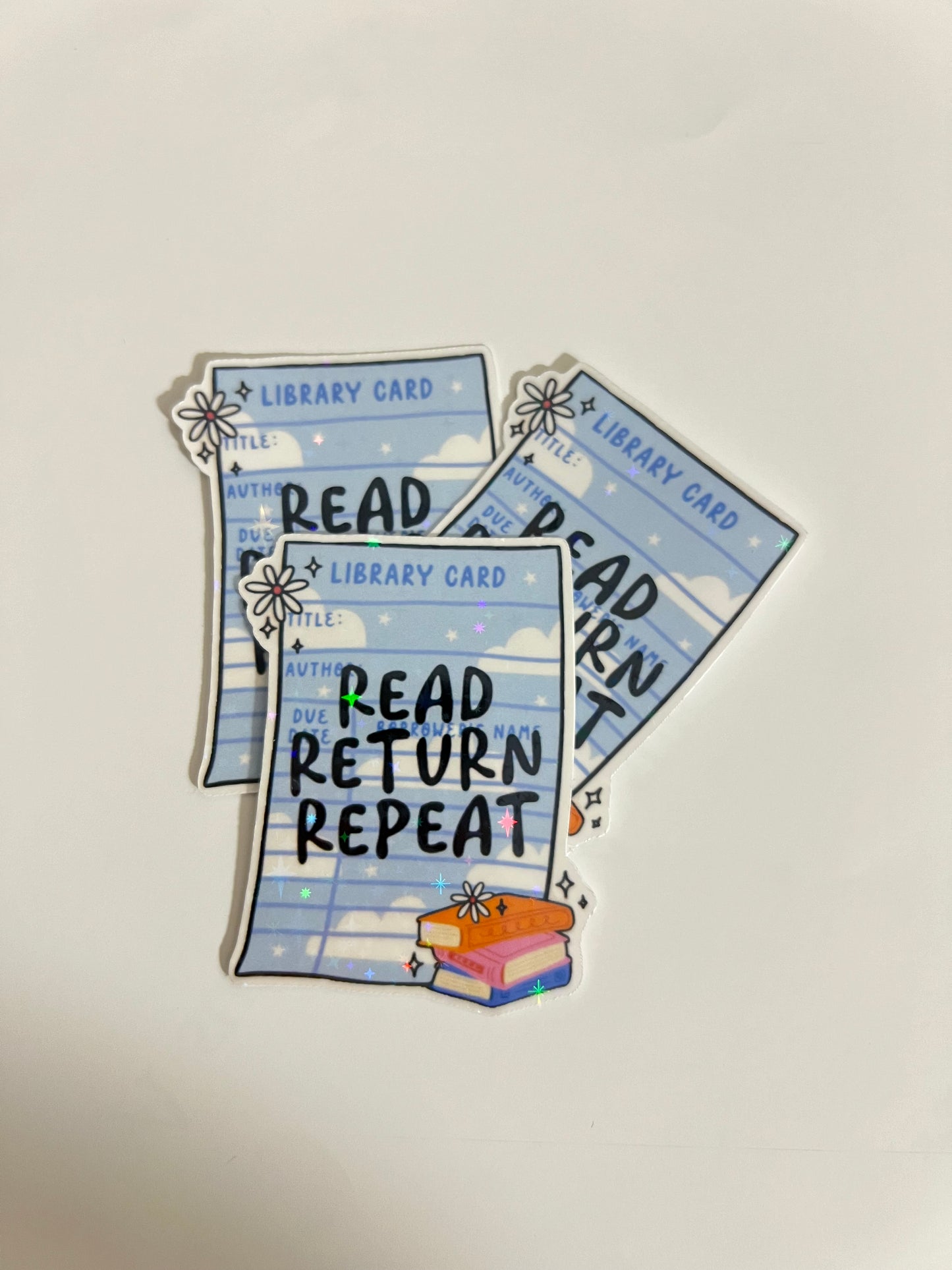 READ RETURN REPEAT STICKER