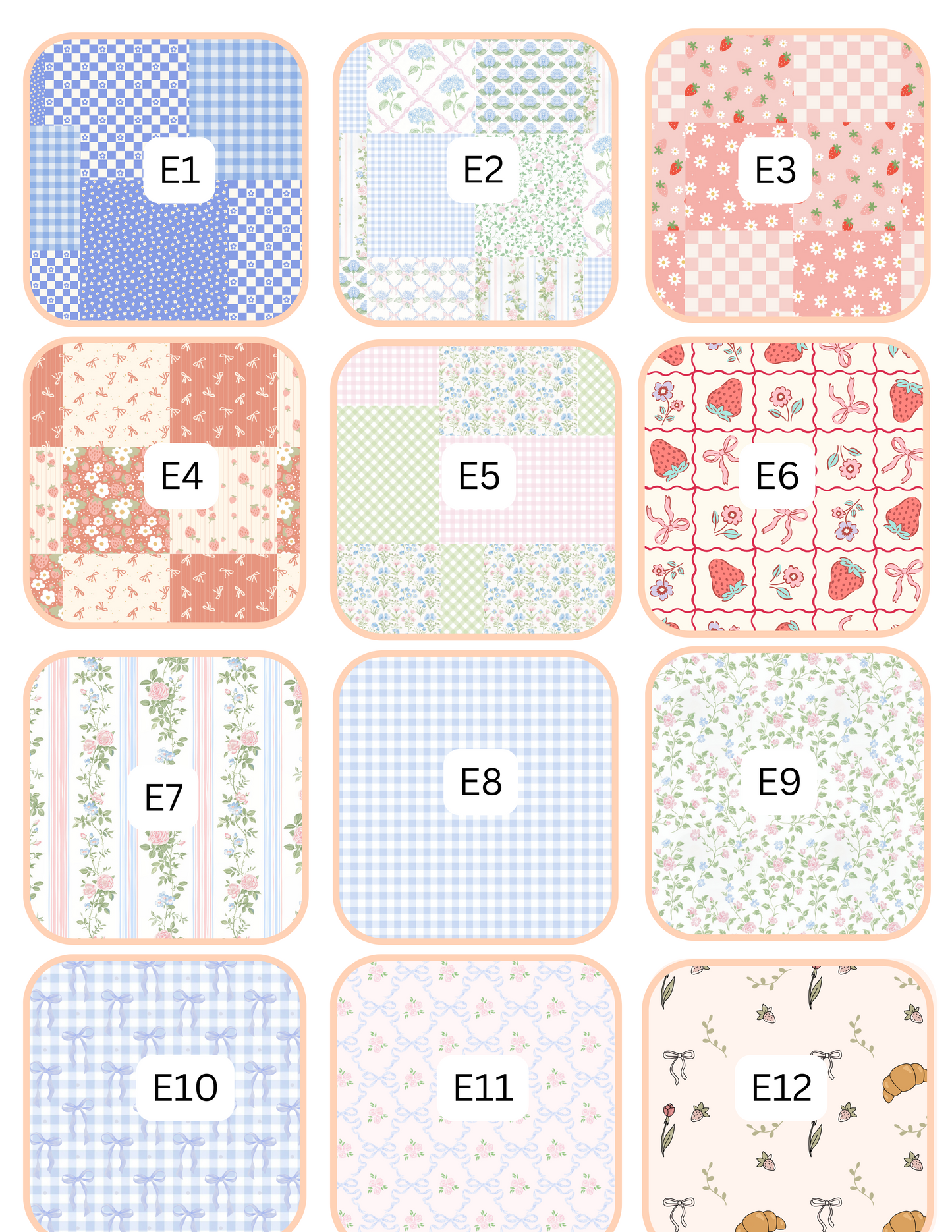 KEY POUCHES NEW PATTERNS