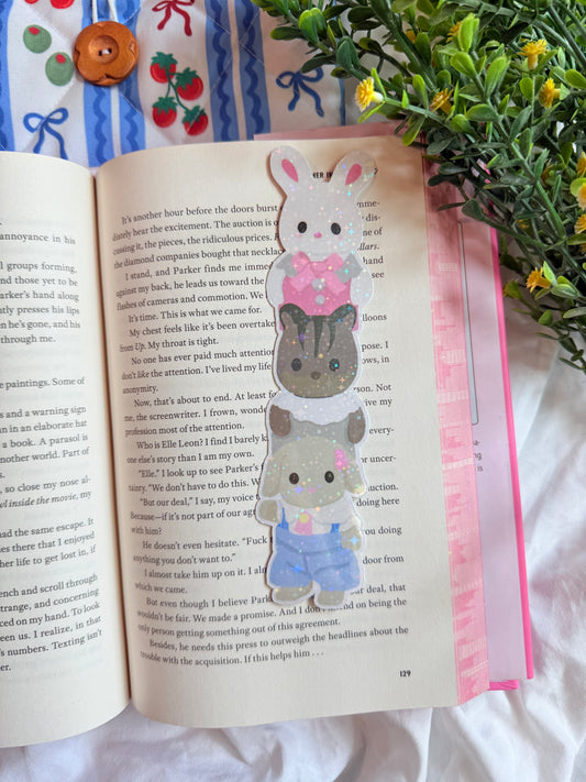 CUTE ANIMALS HOLOGRAPHIC BOOKMARK