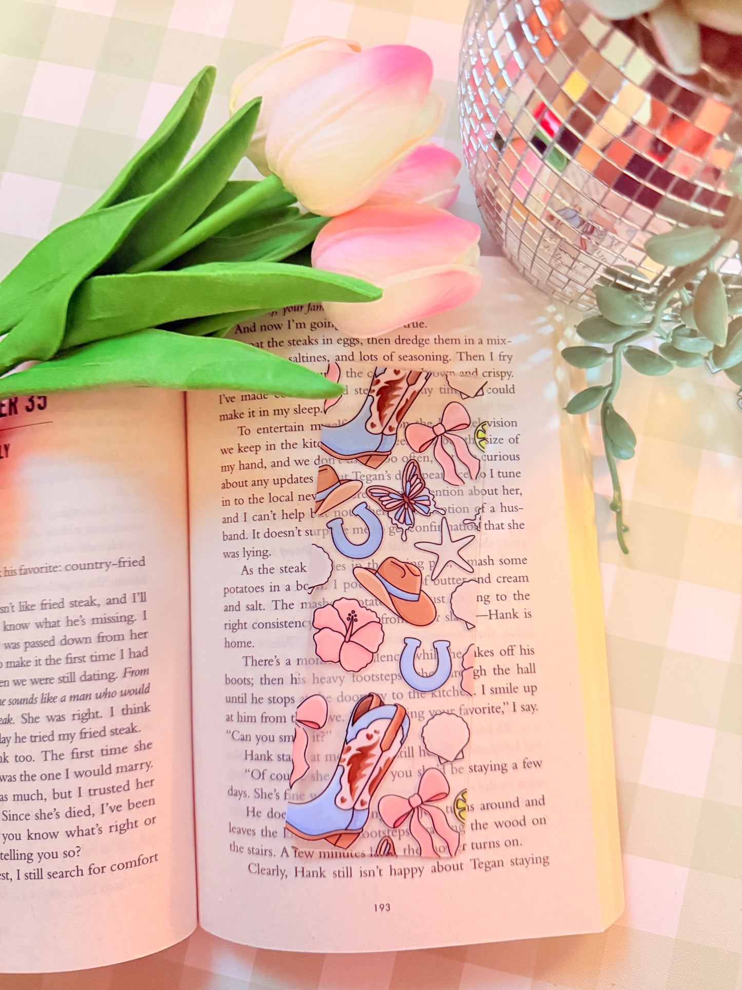 SUMMER ACRYLIC BOOKMARK