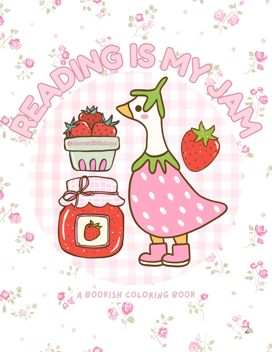 READING IS MY JAM COLORING BOOK