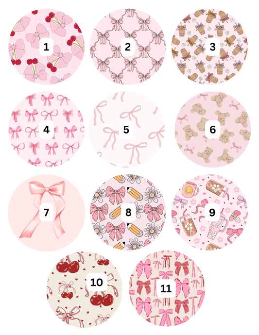 Coquette Ceramic Coasters