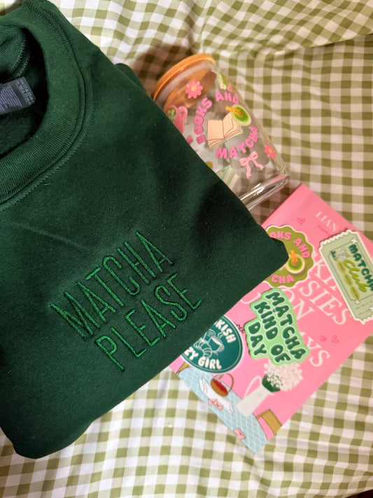 MATCHA PLEASE CREWNECK