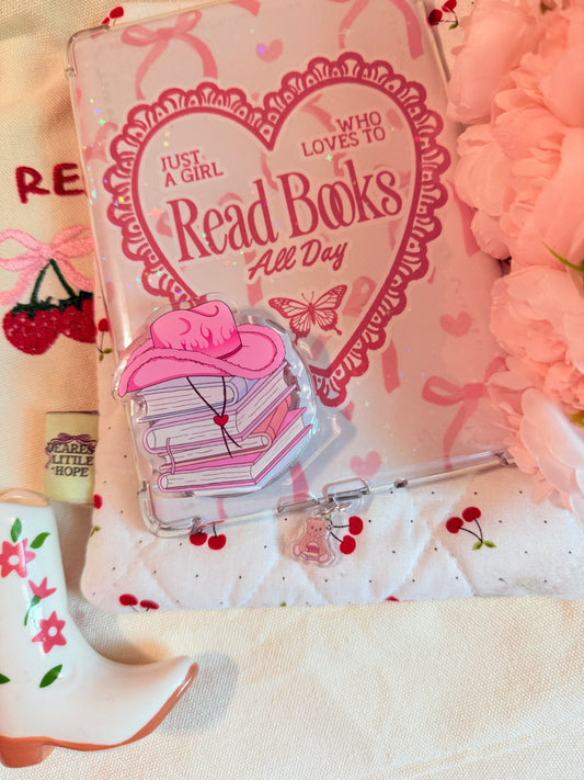 TEDDY BEAR BOOKISH KINDLE CHARM (TYPE C)