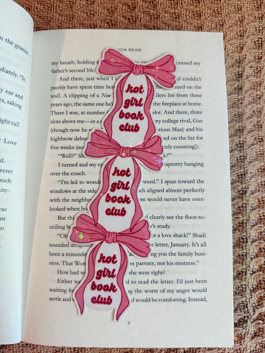 HOT GIRLS READ HOLOGRAPHIC BOOKMARK