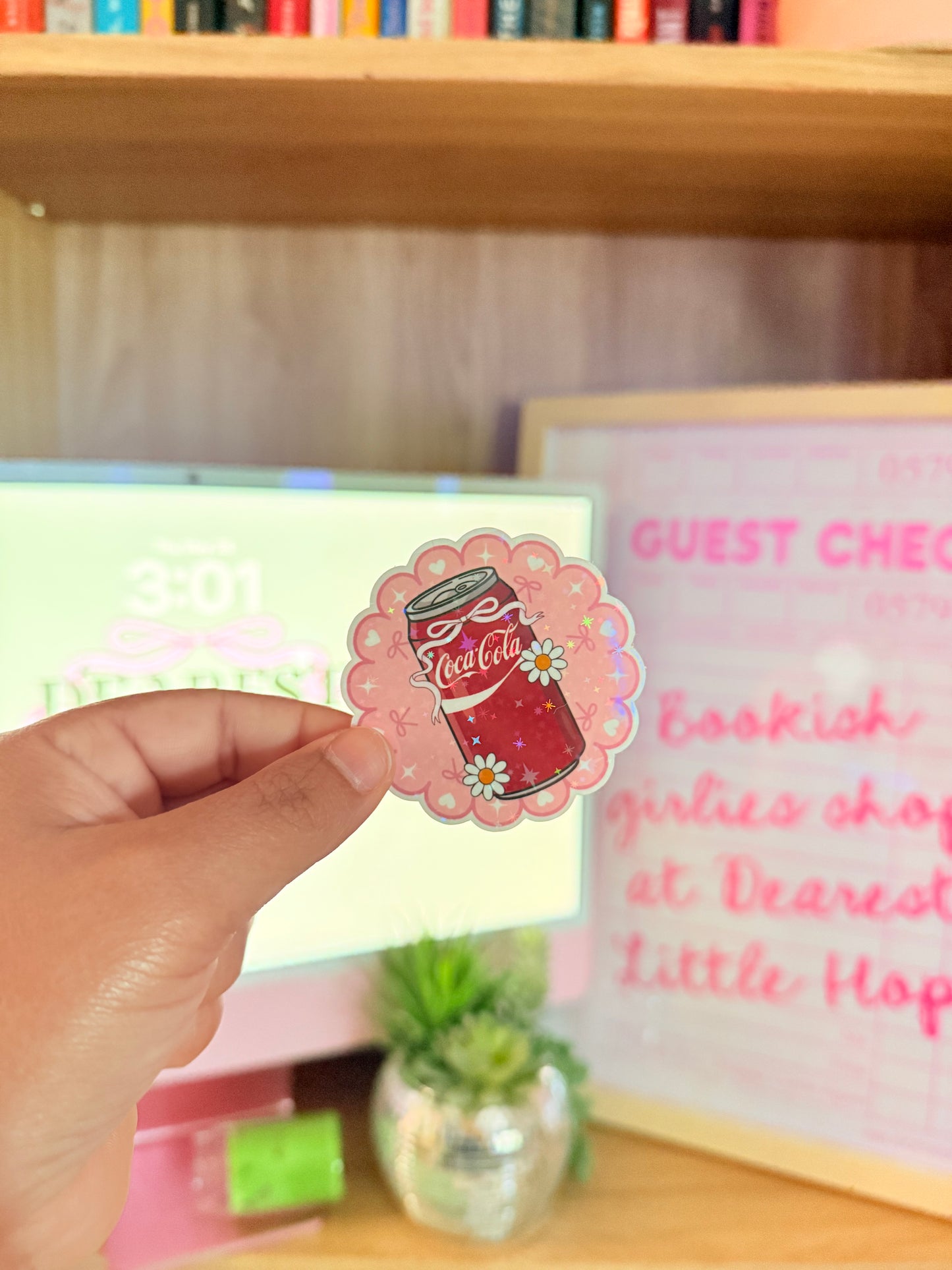 SODA HOLOGRAPHIC STICKER