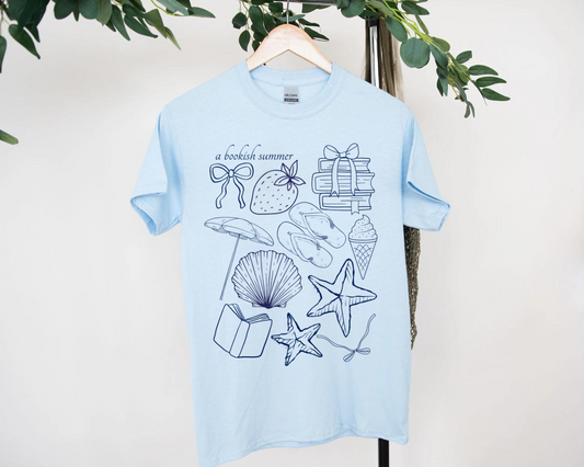 A BOOKISH SUMMER ADULT SIZE (SHIRT)