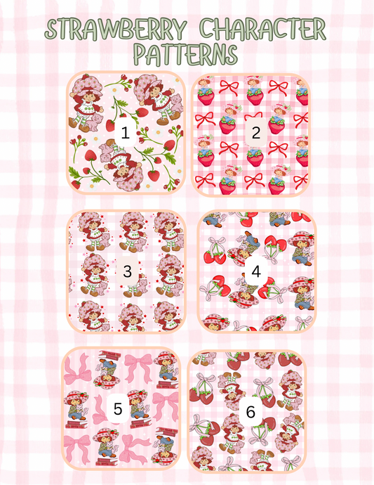 STRAWBERRY PATTERNS ALL SIZES SLEEVES/POUCHES