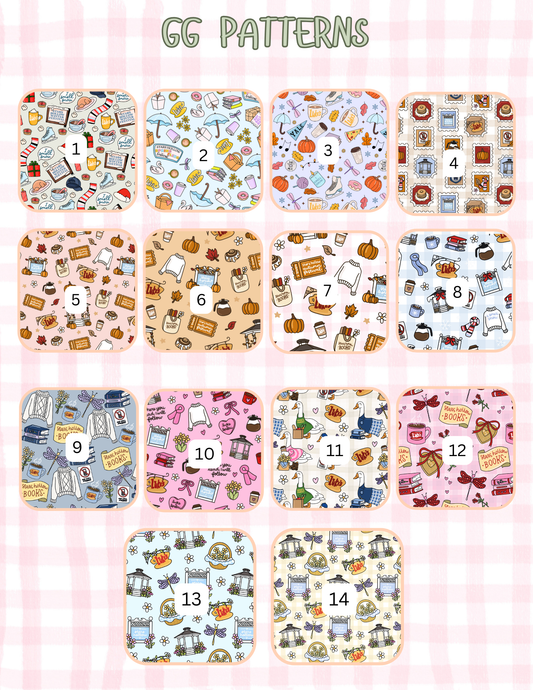 GG PATTERNS ALL SIZES SLEEVES/POUCHES