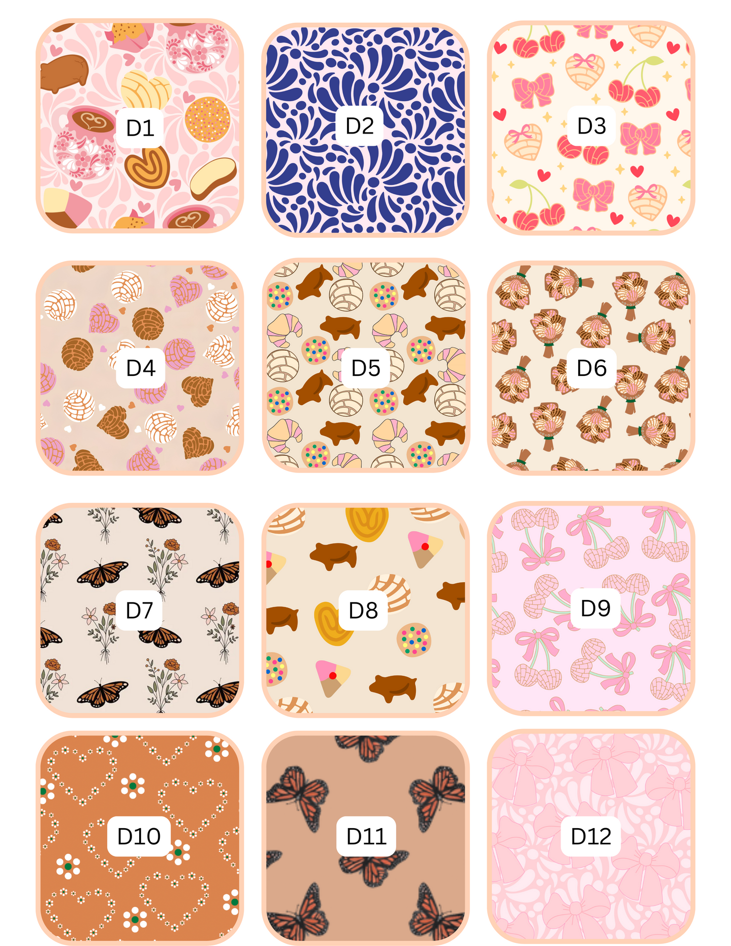 XL POUCHES NEW PATTERNS