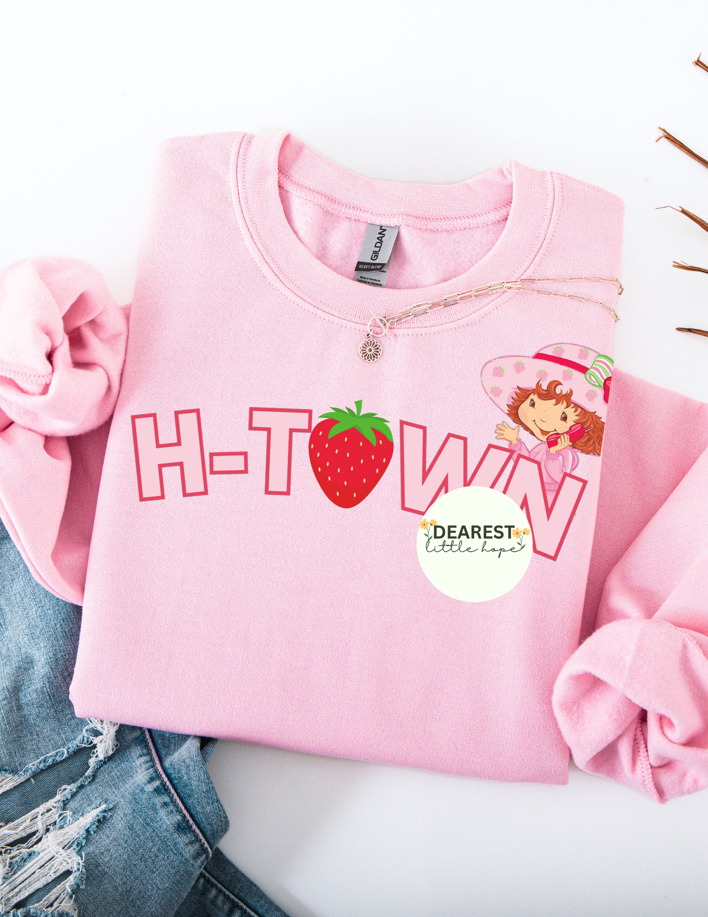 HTOWN STRAWBERRY ADULT SIZE (SHIRT/CREWNECK)