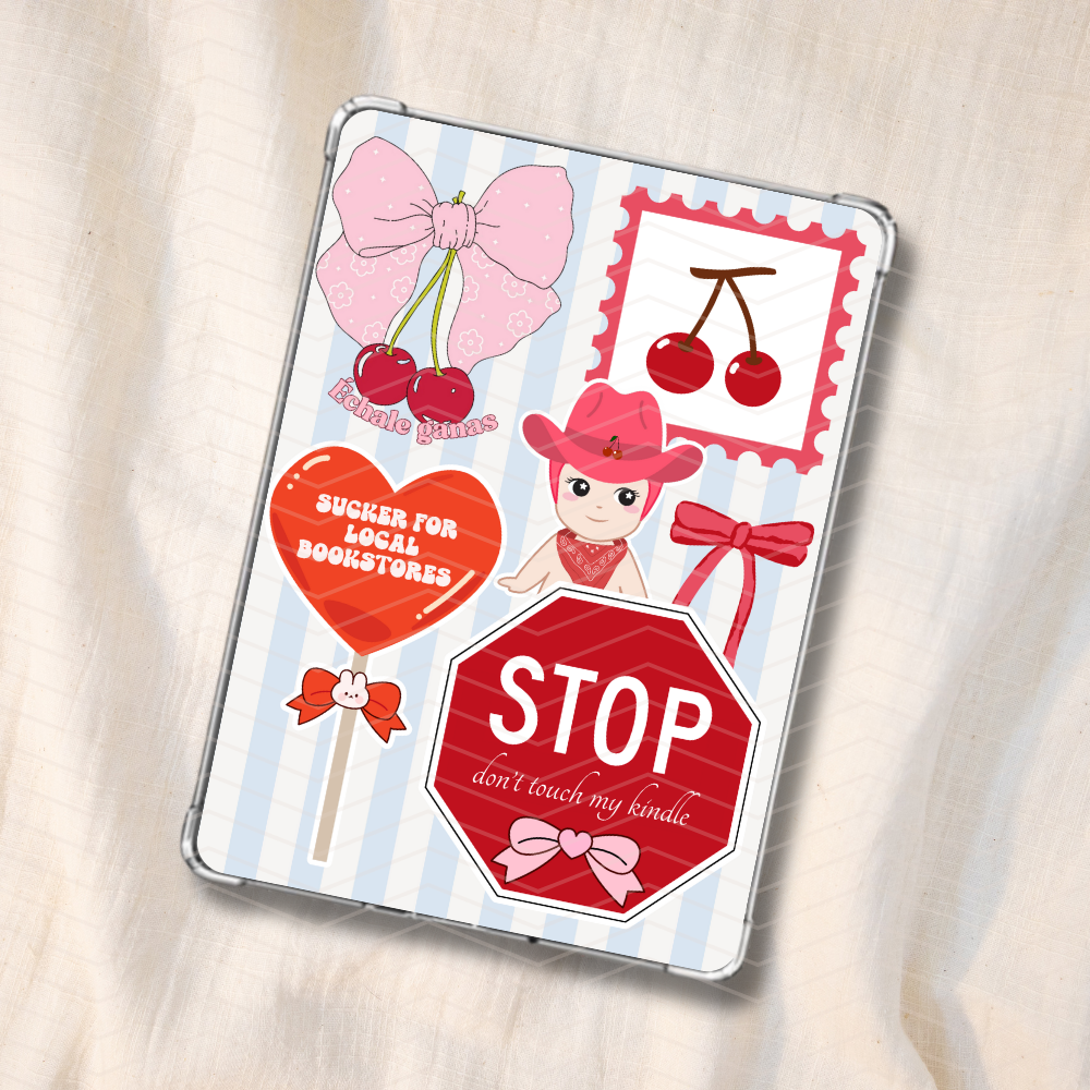 BLUE STRIPED KINDLE INSERT