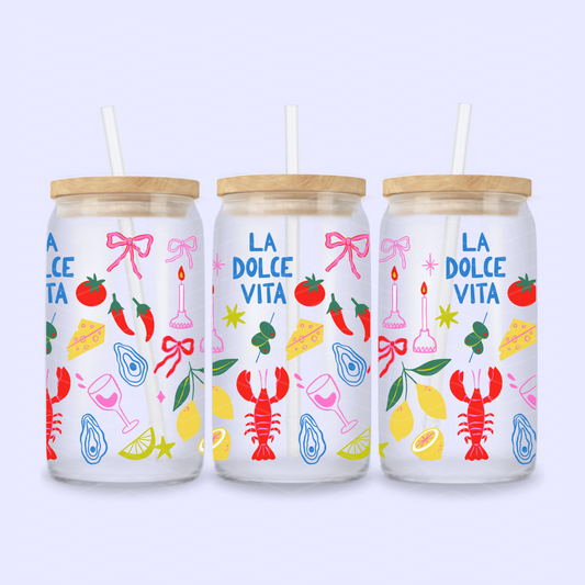 LA DOLCE VIDA GLASS CUP