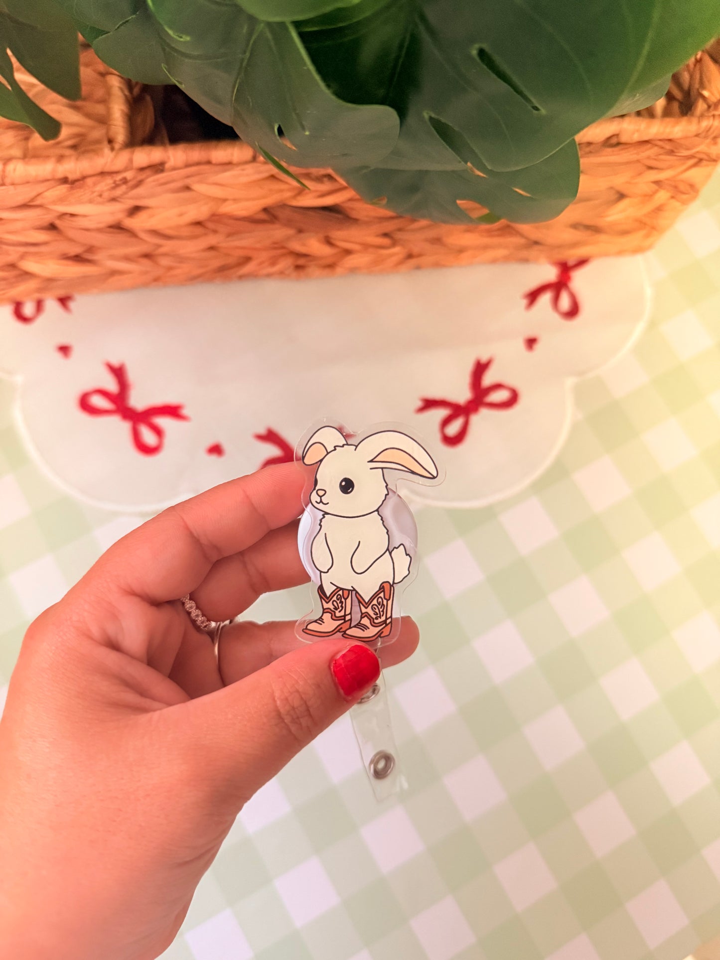 BUNNY COWBOY BADGE REEL