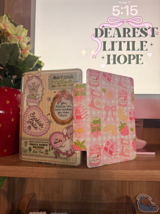 JUST ONE MORE CHAPTER CLEAR BACK KINDLE CASE