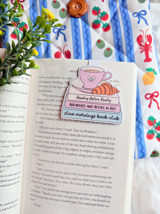 SLOW MORNINGS MAGNETIC BOOKMARK