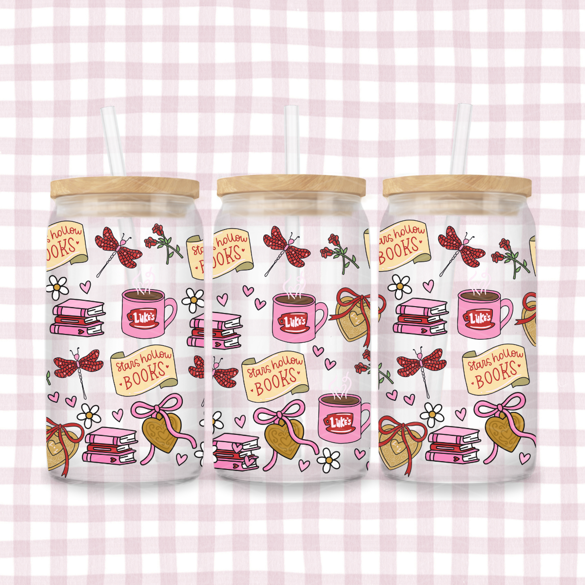 GILMORE GIRLS GLASS CUP