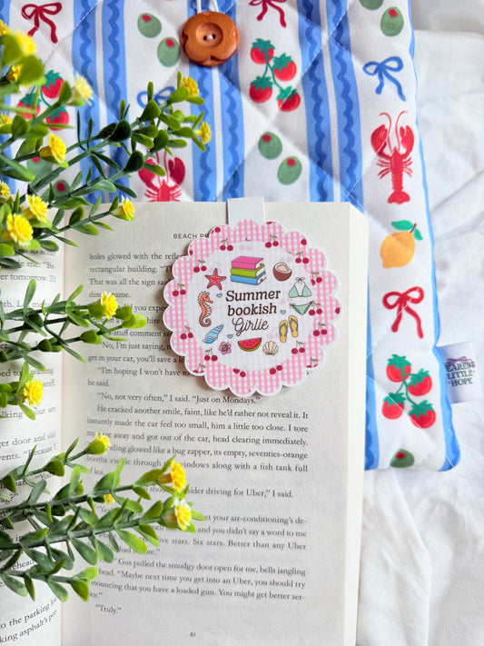 SUMMER BOOKISH GIRLIE MAGNETIC BOOKMARK