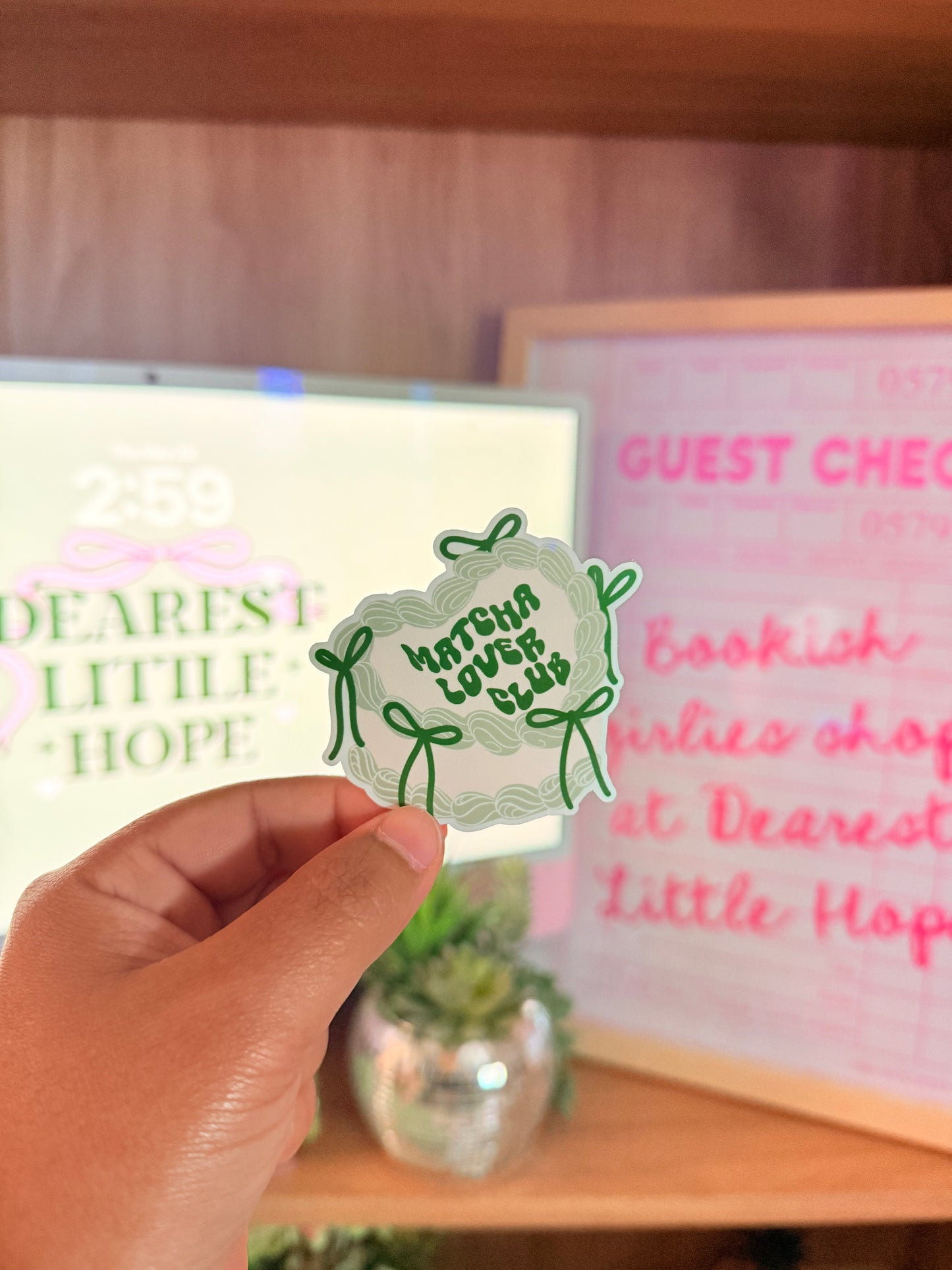 MATCHA LOVER CLUB STICKER