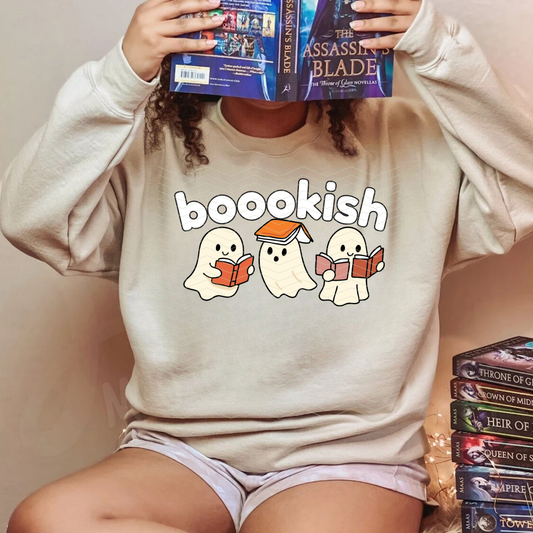 BOOOKISH FALL ADULT CREWNECK