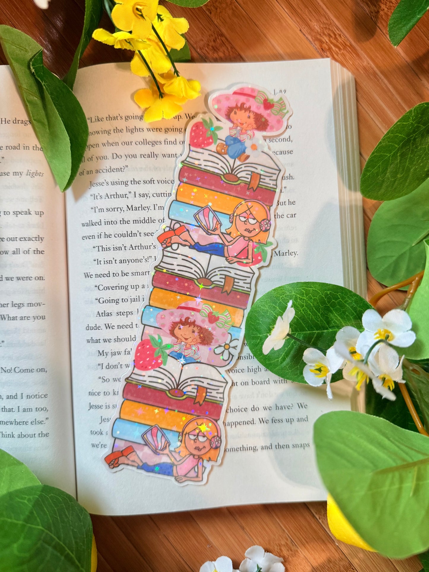 BOOKISH GIRLIES HOLOGRAPHIC BOOKMARK