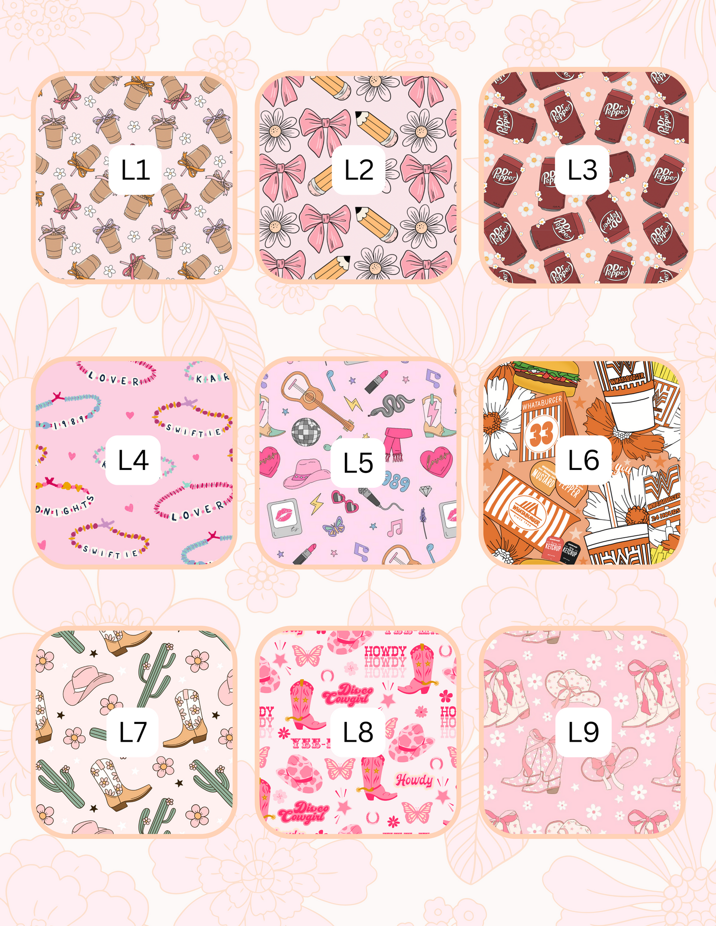 KEY POUCHES NEW PATTERNS