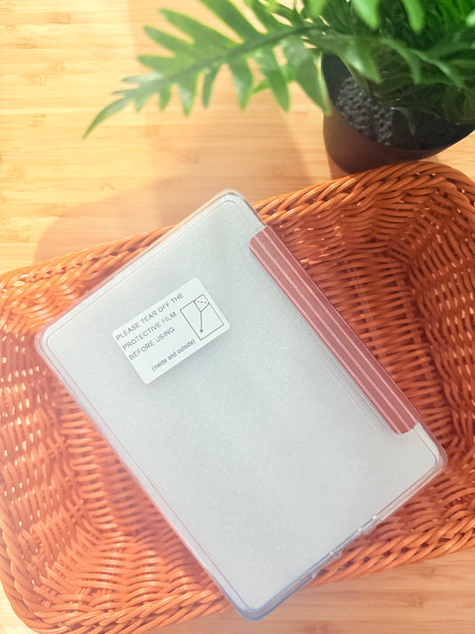 BEAR BROWN CLEAR BACK KINDLE CASE