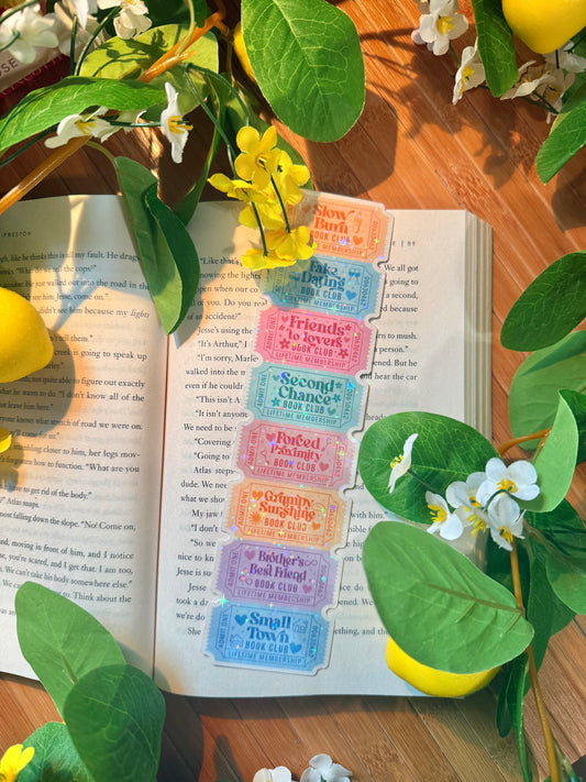 BOOK TROPES HOLOGRAPHIC BOOKMARK