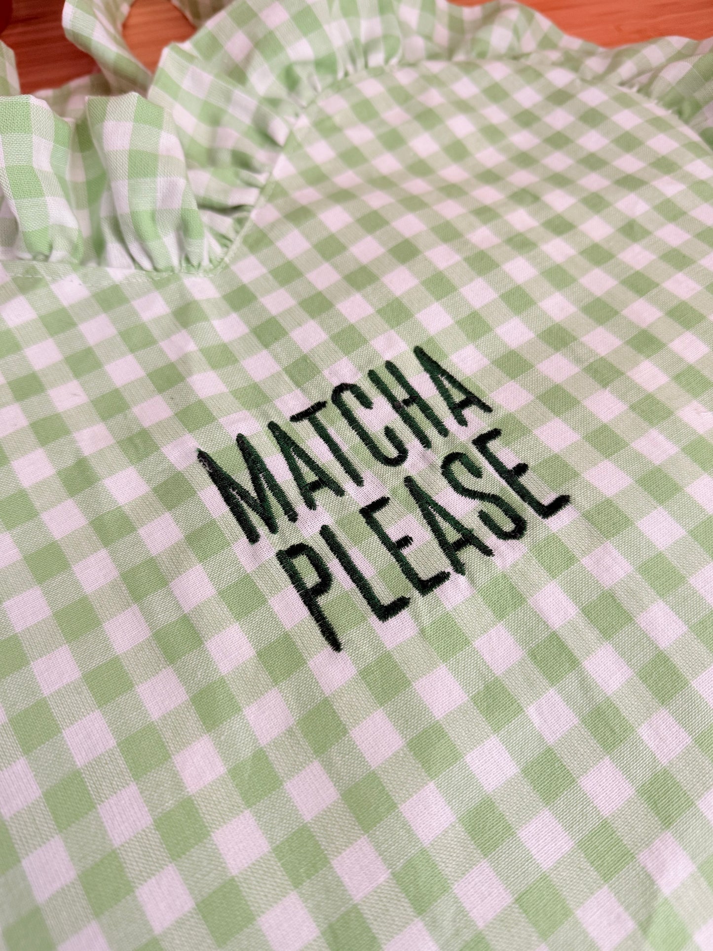 MATCHA PLEASE HEART BOOK BAG