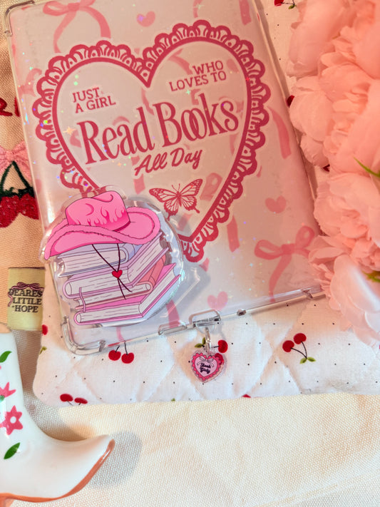BOOK GIRLY KINDLE CHARM (TYPE C)