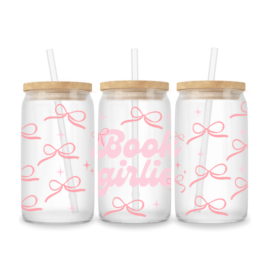 BOOK GIRLIE GLASS CUP