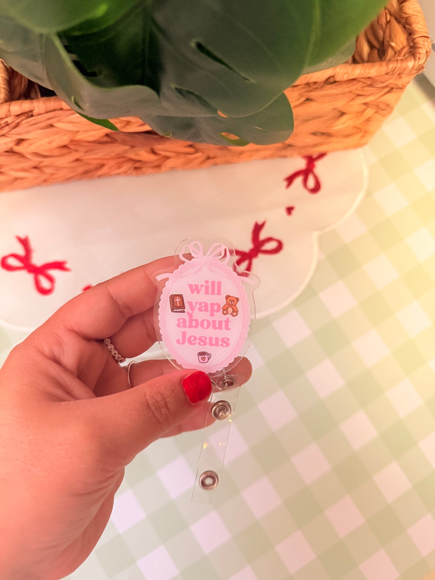 WILL YAP ABOUT JESUS BADGE REEL
