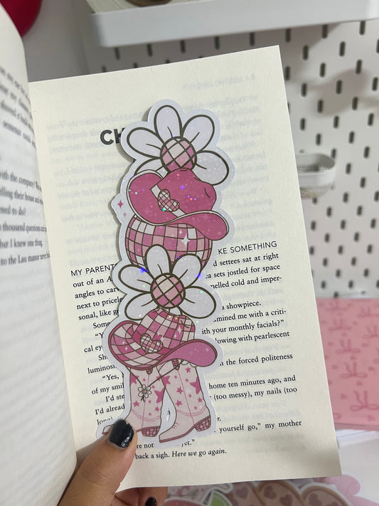 COWGIRL HOWDY HOLOGRAPHIC BOOKMARK